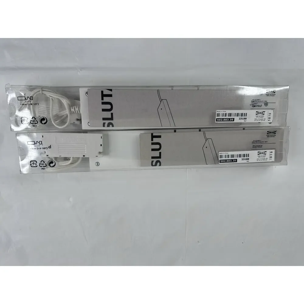 IKEA ANSLUTA Electronic Transformer White 502.883.39 Power Supply Set Of 2