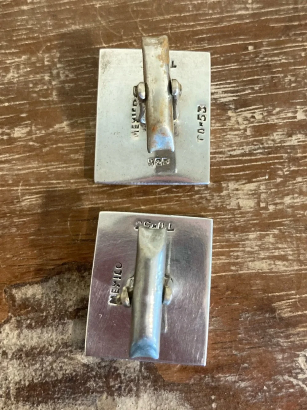 Vintage measurements silver weight