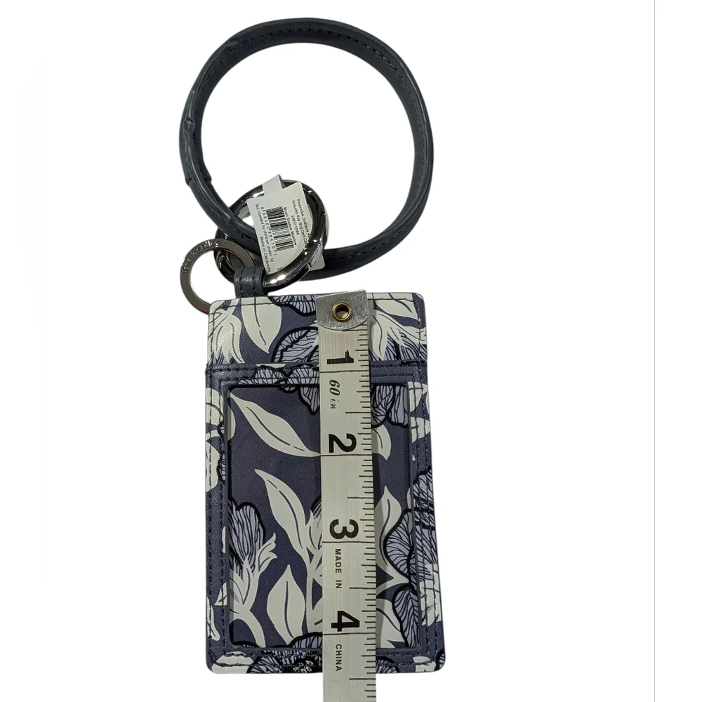 Vera Bradley Bracelet Moon Shadow Meadow Key Ring Card Case