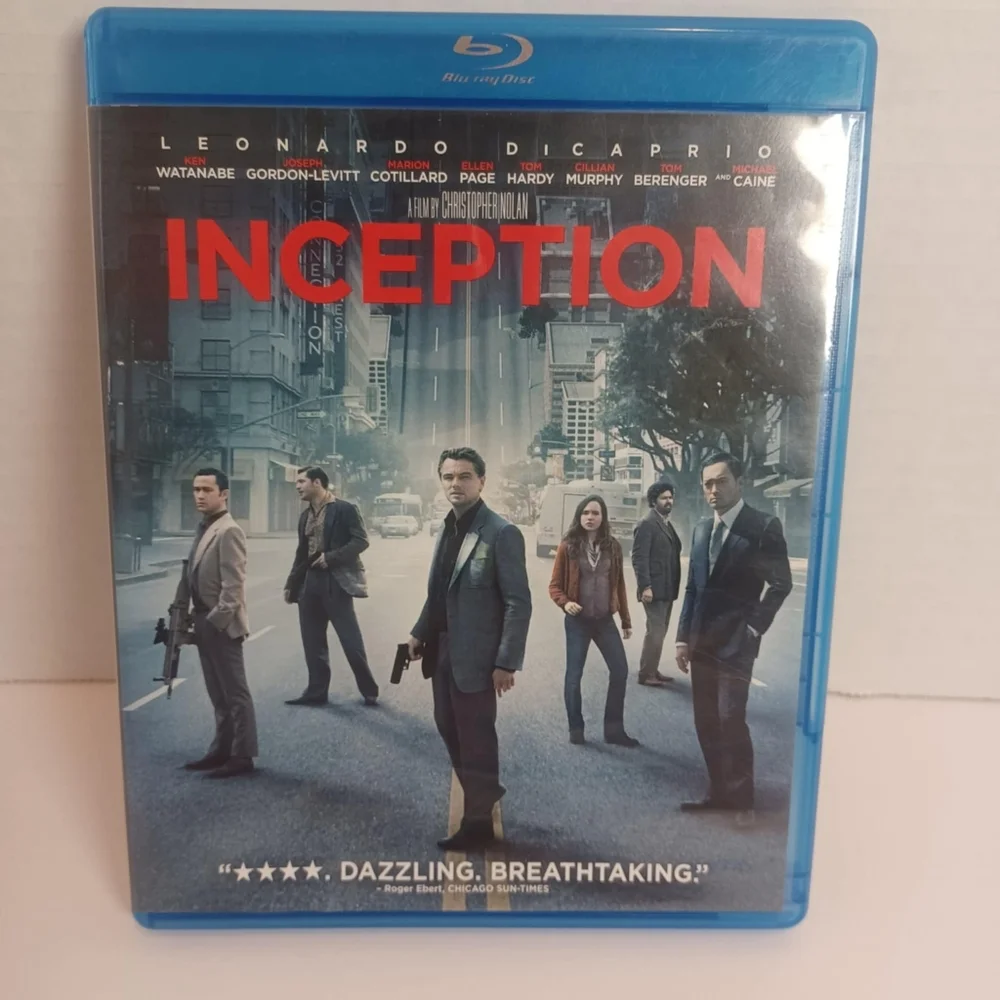 Inception Blu-ray DVD 3-Disc Set Leonardio DiCaprio Christopher Nolan‎ 2010