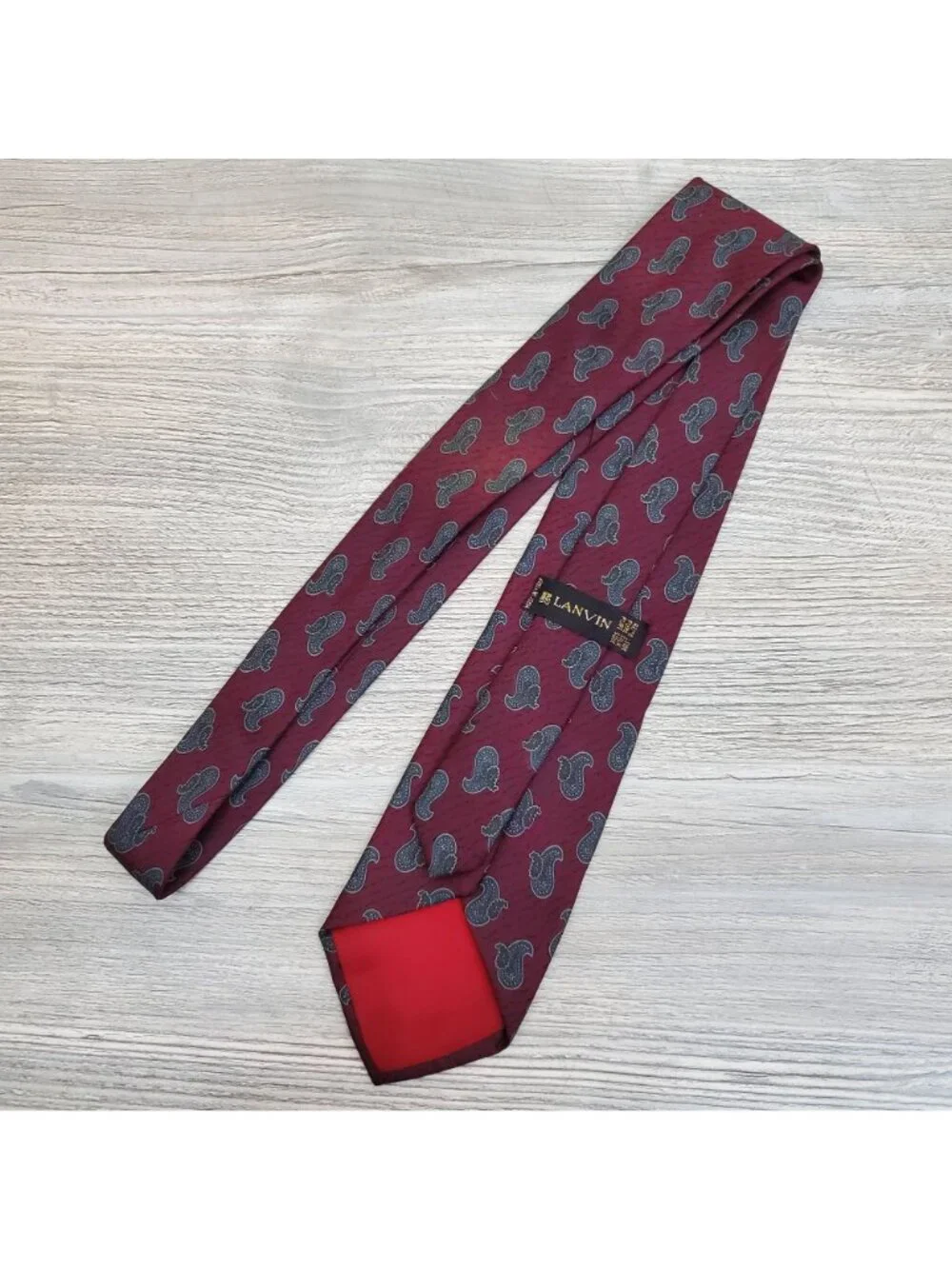 Lanvin maroon blue