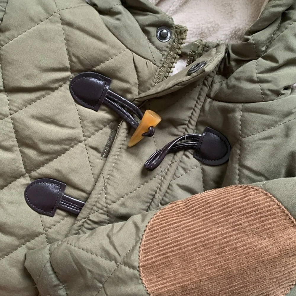 Perry Ellis olive pockets jacket