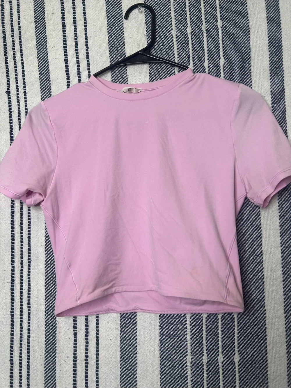 Lululemon Wundermost Ultra Soft Nulu Crewneck Cropped T-Shirt