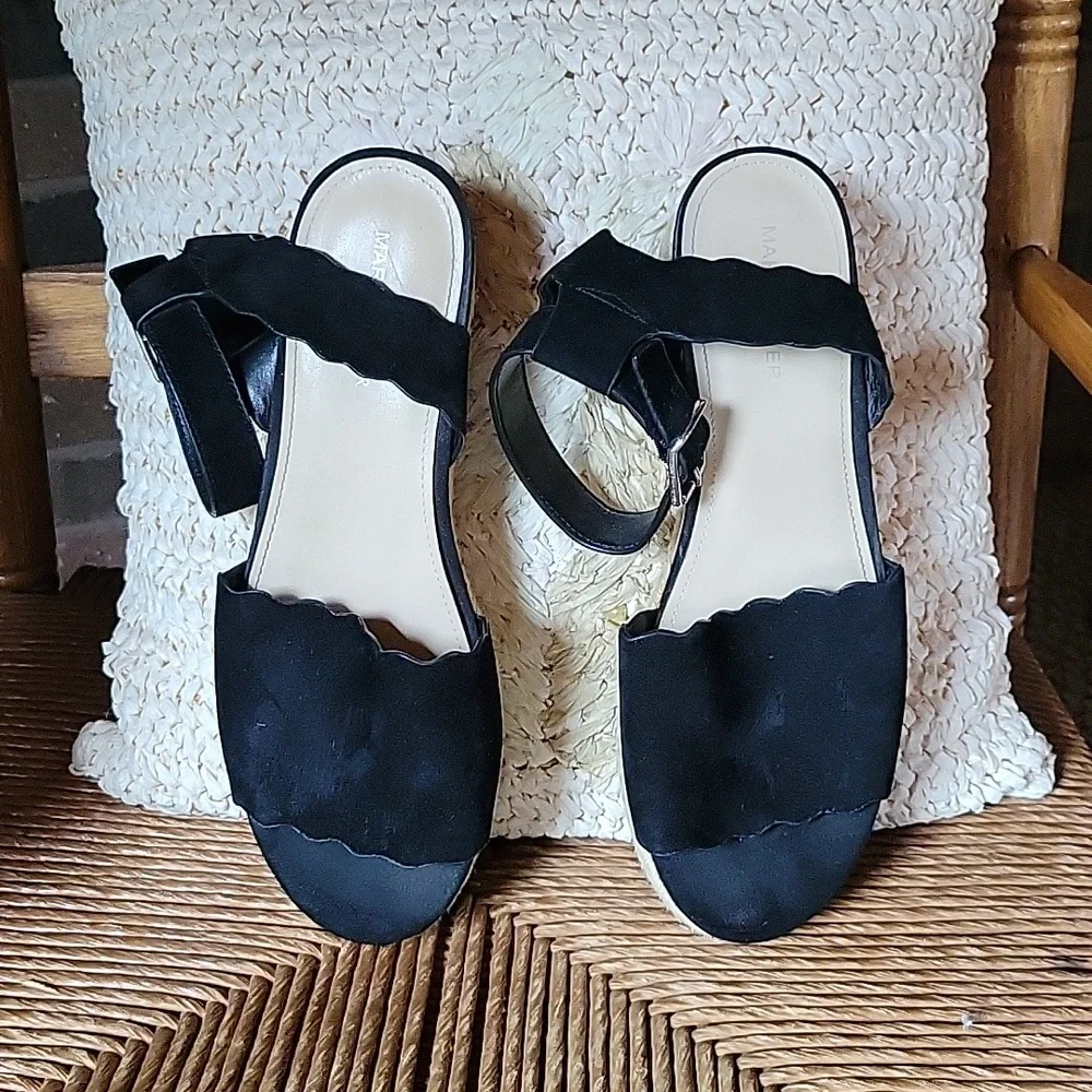 Marc Fisher Faitful platform, ankle strap sandals, size 10M