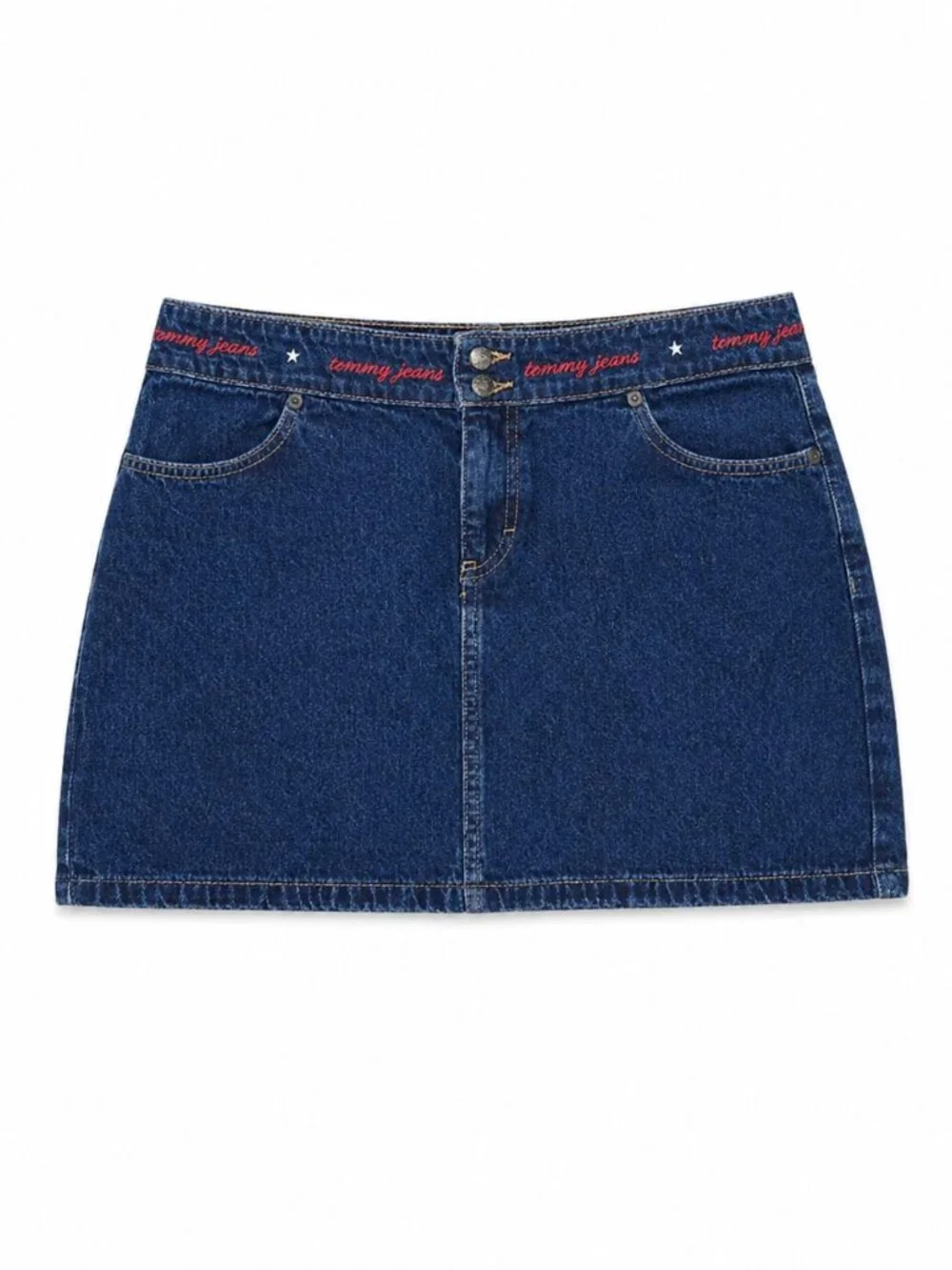 Tommy Jean's Y2K Mini Dark Denim Skirt, Size 11