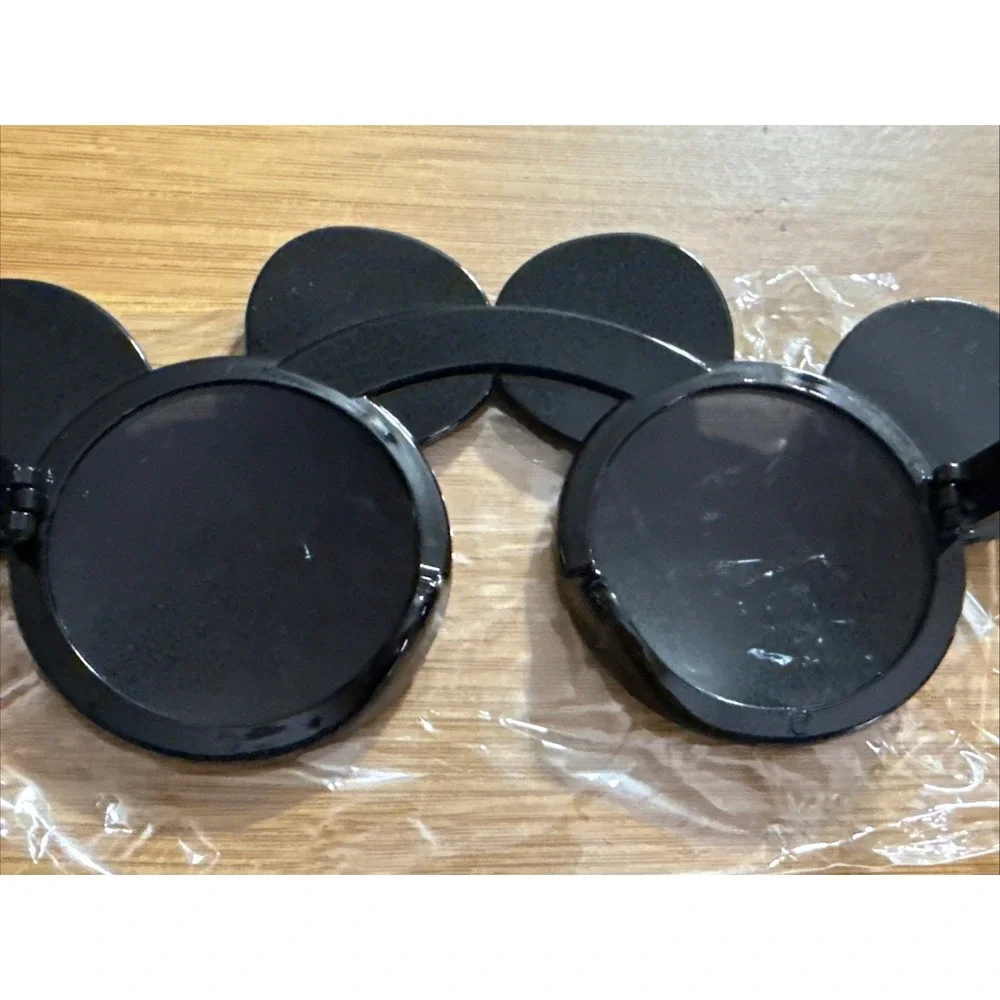 Mouse Ear Shaped Sunglasses Sunnies Black Lenses Adult NWOT New B2