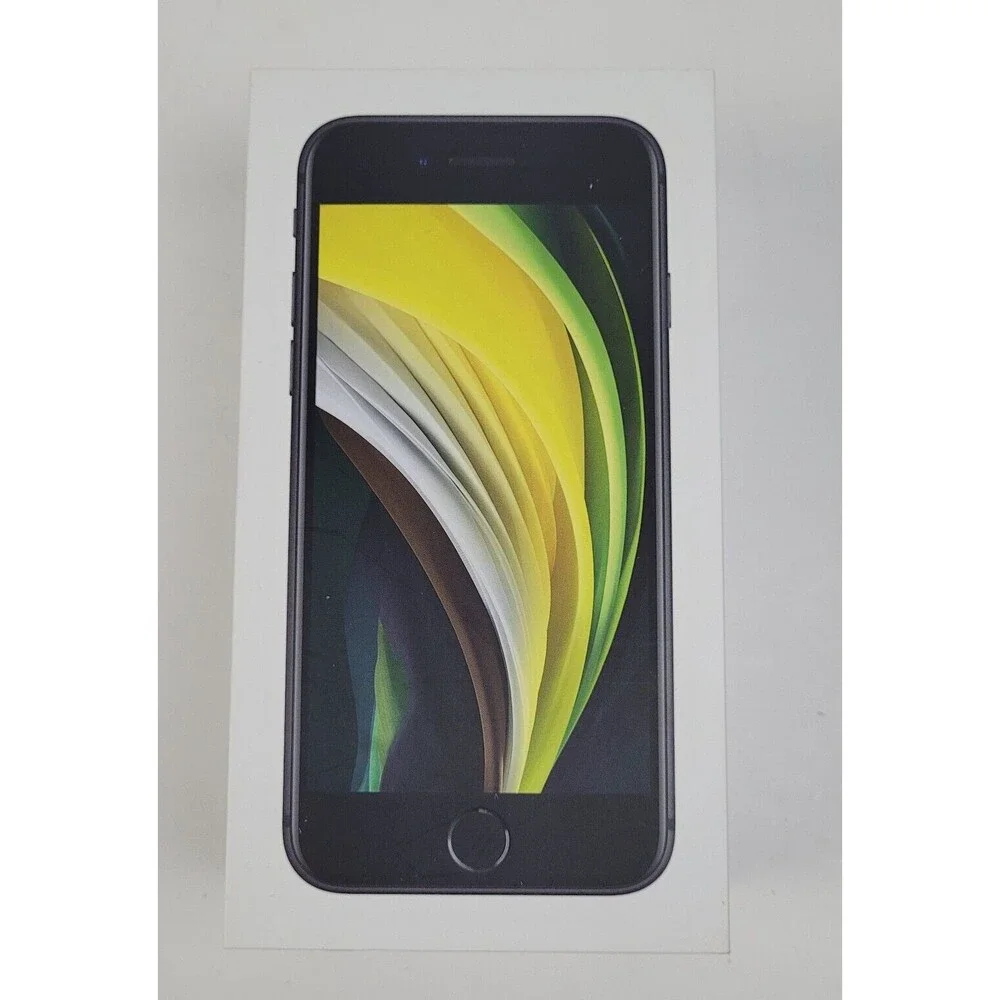 Genuine OEM Apple iPhone SE Black 64GB A2275 Empty Box + Insert Only No Phone