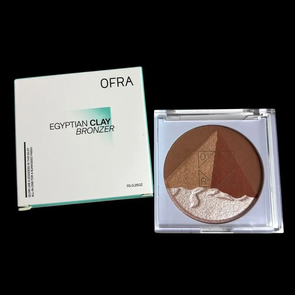 OFRA Egyptian Clay Bronzer 3D Pyramid Shimmer Sunkissed Finish Pressed Powder