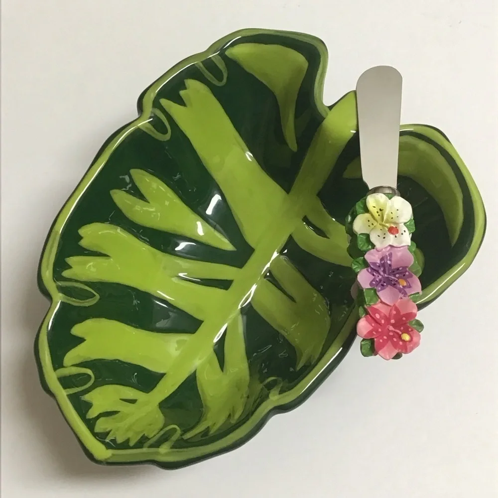 Boston Warehouse tropical leaf