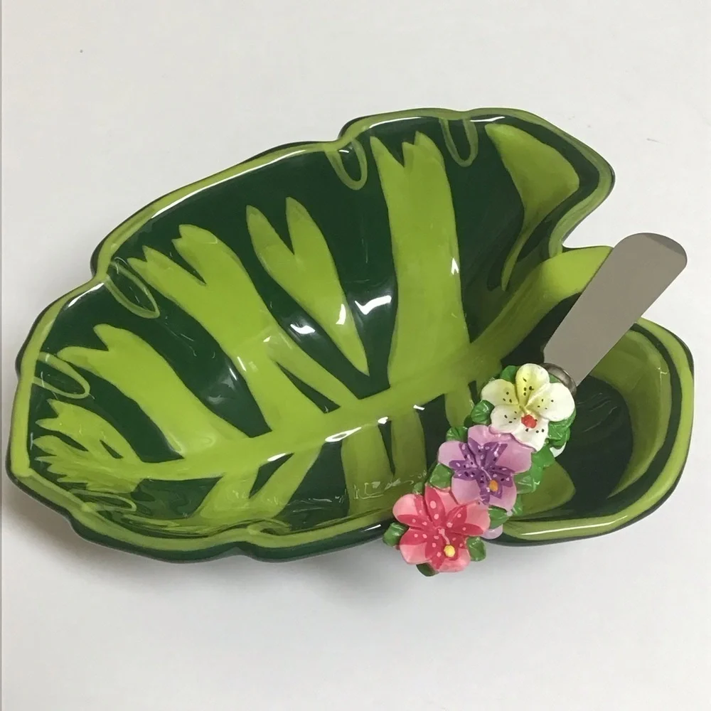Boston Warehouse tropical leaf