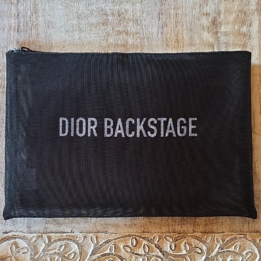 Dior Backstage Makeup Bag / Cosmetic Pouch – Black