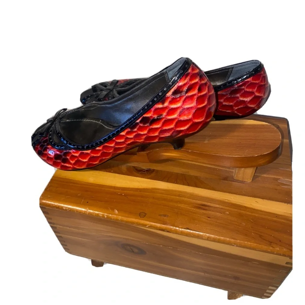 Linea Paolo snake print shoes‎ 7.5 narrow