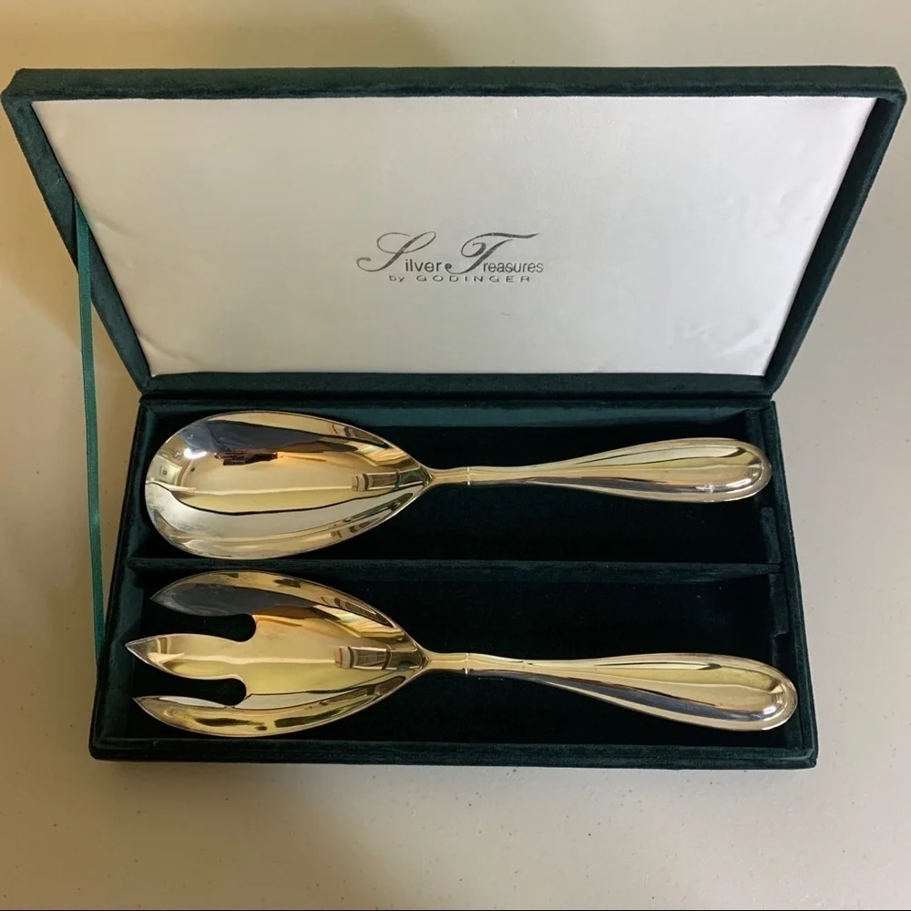 Godinger Silver Treasures Vintage Silverplated Set