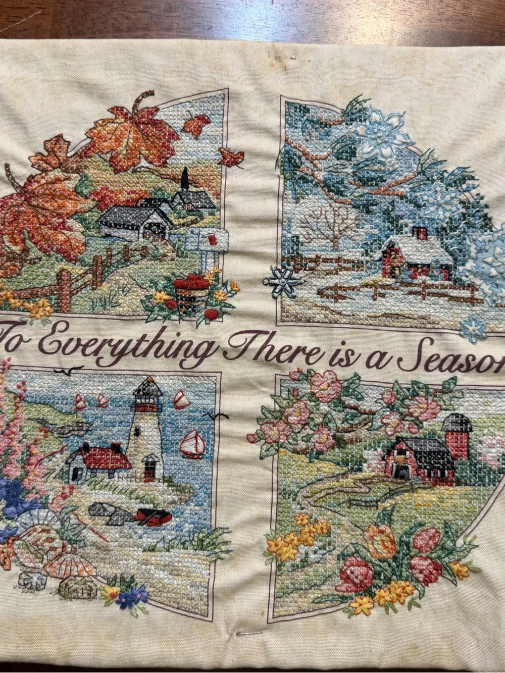 N/A dimensions embroidered