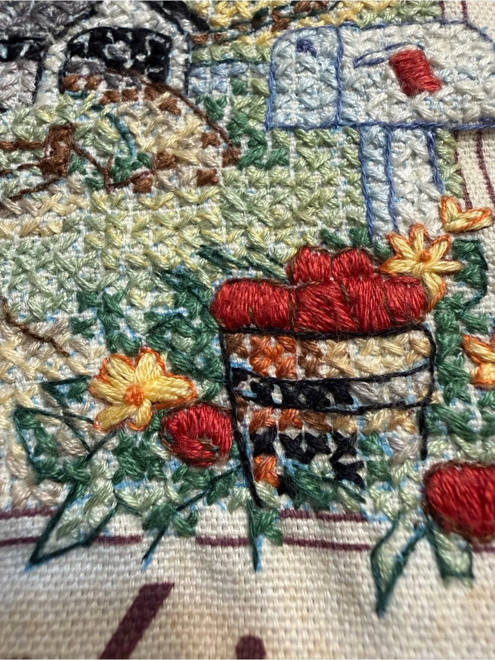 N/A dimensions embroidered