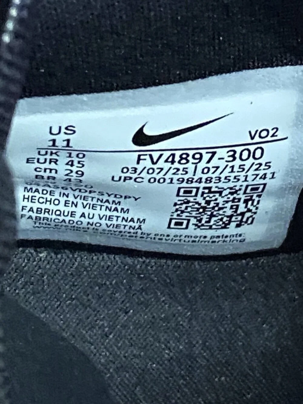 Nike air zoom