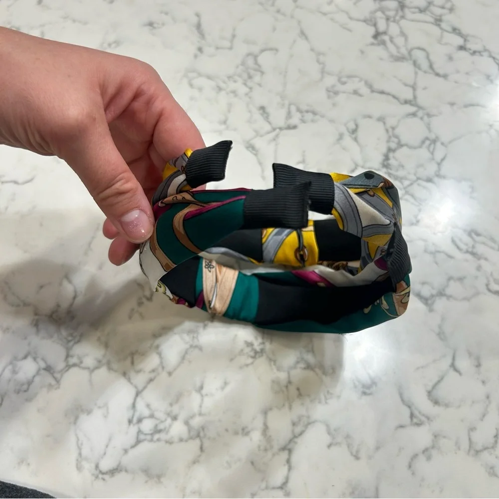 Set of‎ Two Fabric Twist Center Headbands