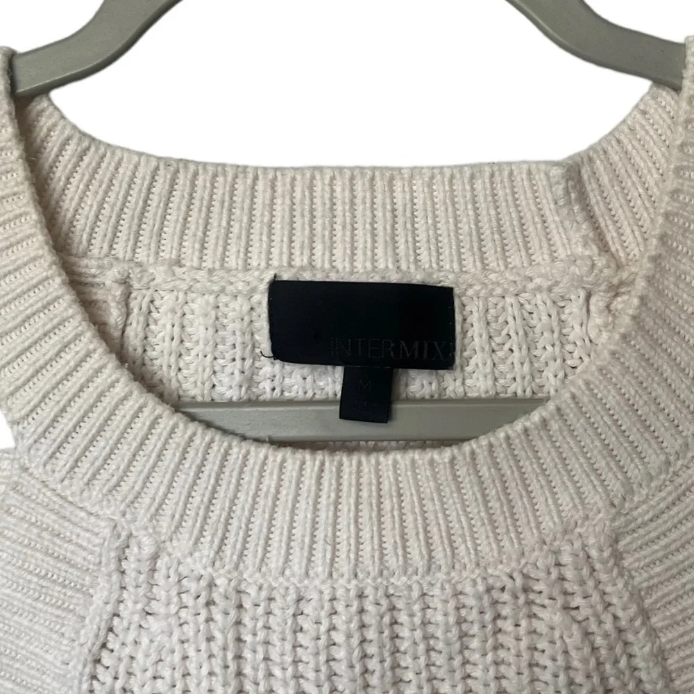 INTERMIX cream knit