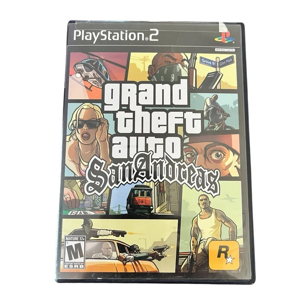 Grand Theft Auto San Andreas PS2 Play Station 2