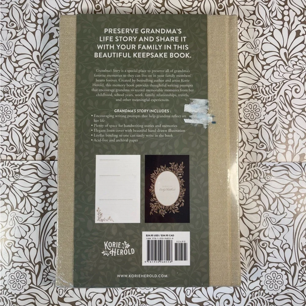Korie Herrold Grandma's Story Notebook