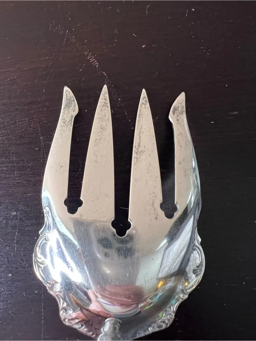 Antique Stag Horn Servers antique silver