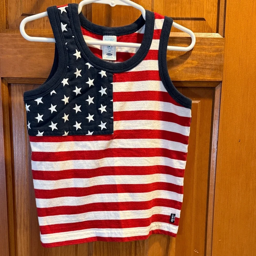 Old Navy Red, White, and Blue Stars Tank Top- 3/20