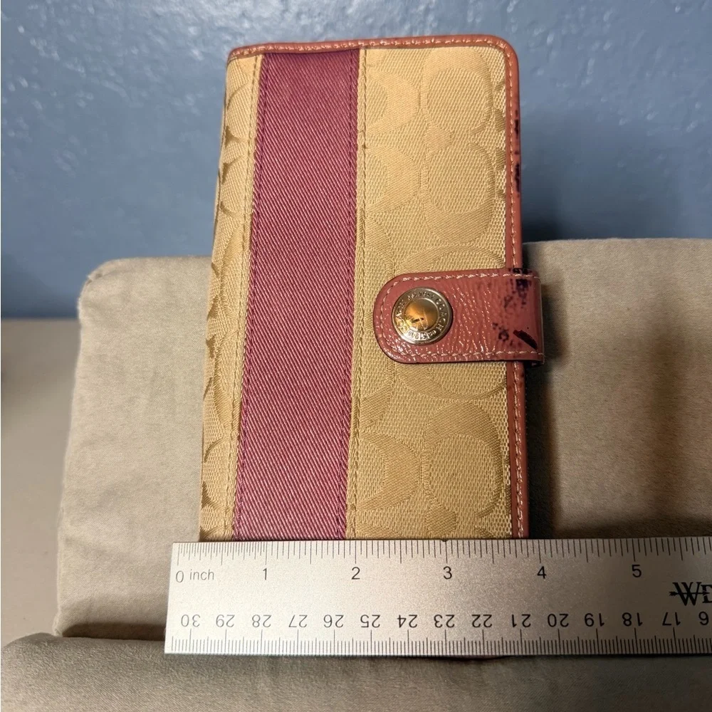 Coach pink leather