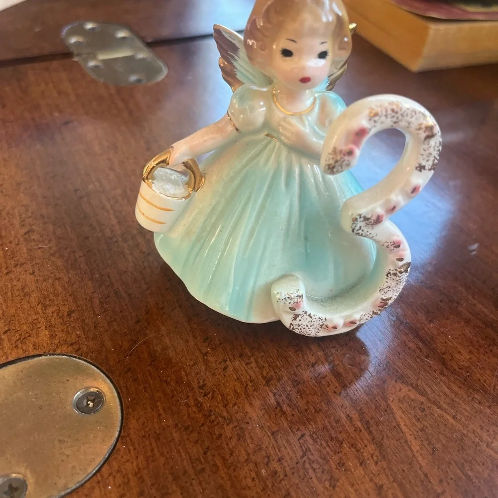 Josef Originals Vintage #3 Birthday Angel Girl Porcelain Figurine