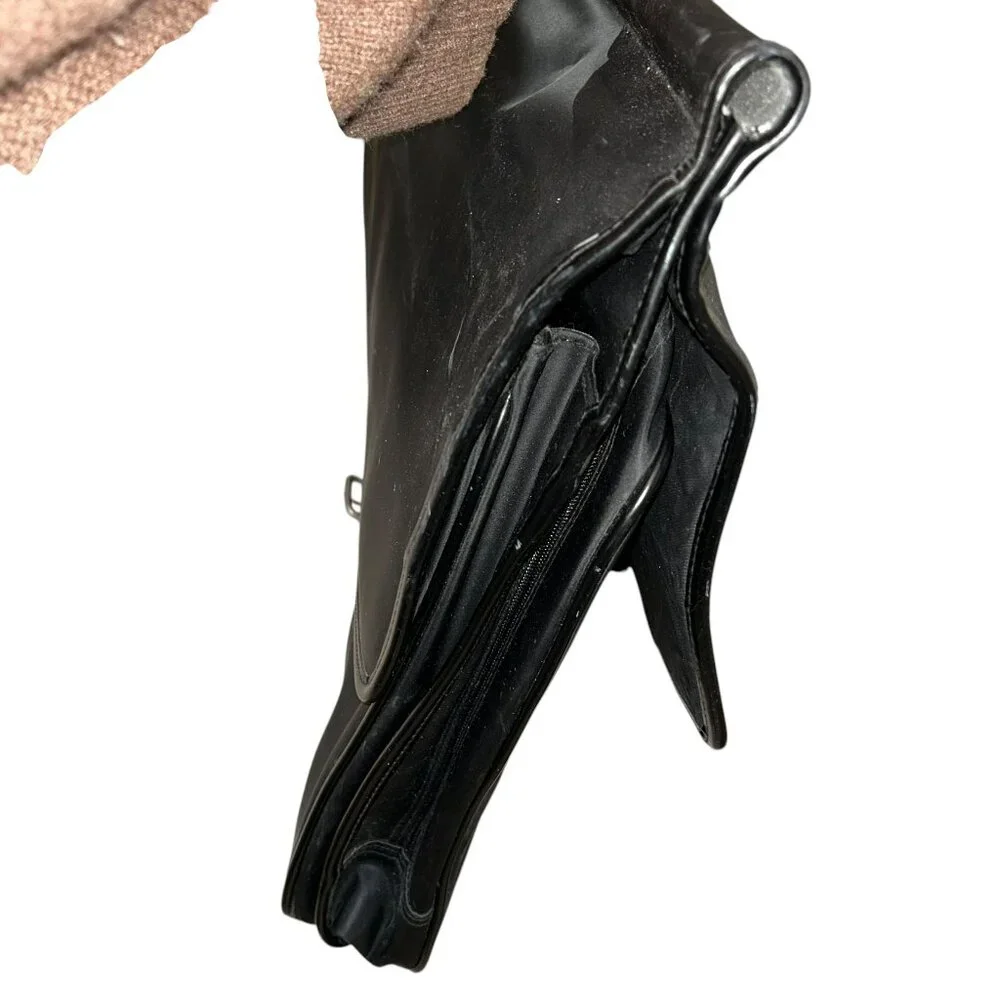 Dunhill black leather
