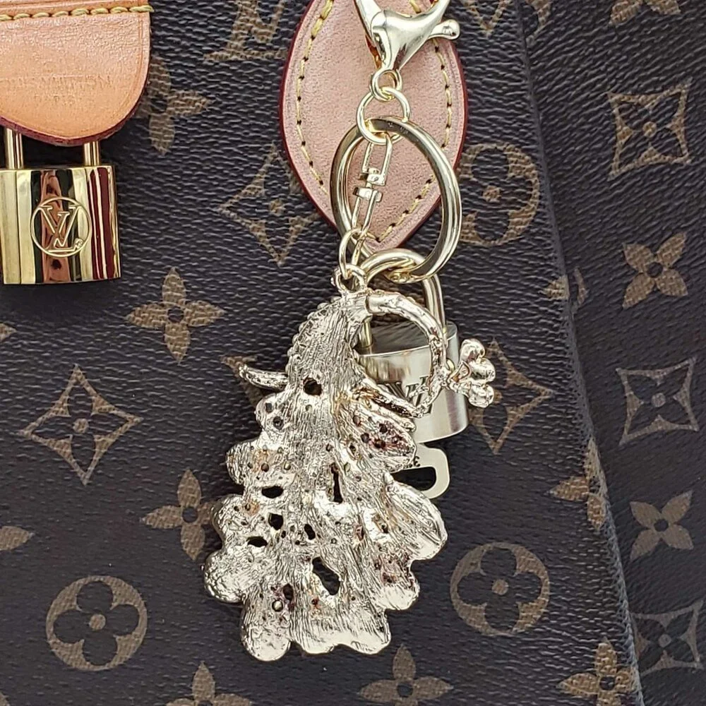 Authentic Louis Vuitton Gold Padlock 🔑 Unbranded Keychain Bag Charm LV