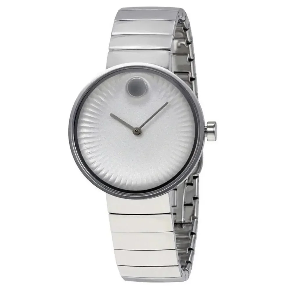 Movado Edge 34mm 5.5 Inch Sapphire Crystal Ladies‎ Watch Runs
