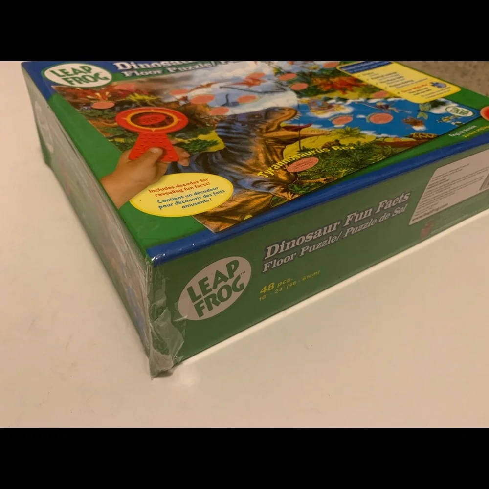 Leapfrog floor puzzle-dinosaur‎ fun facts