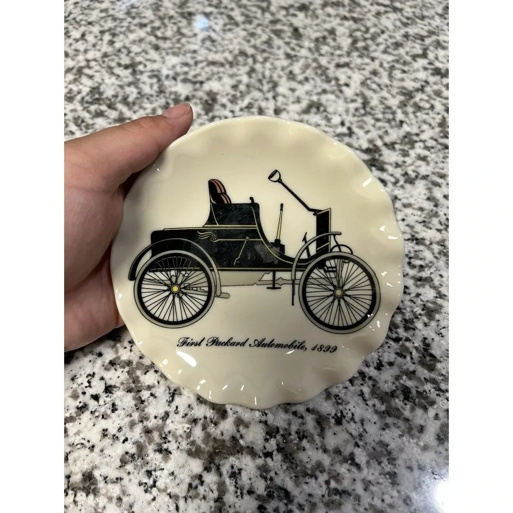 Vintage First Packard Automobile 1899 Small Plate‎ 5