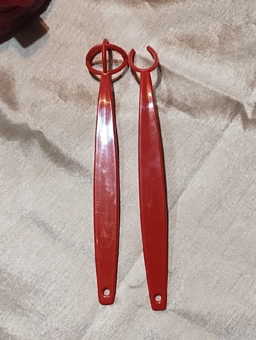 Red Chocolate Treat Maker Good Working Condition. A Few Scratches In Pics
