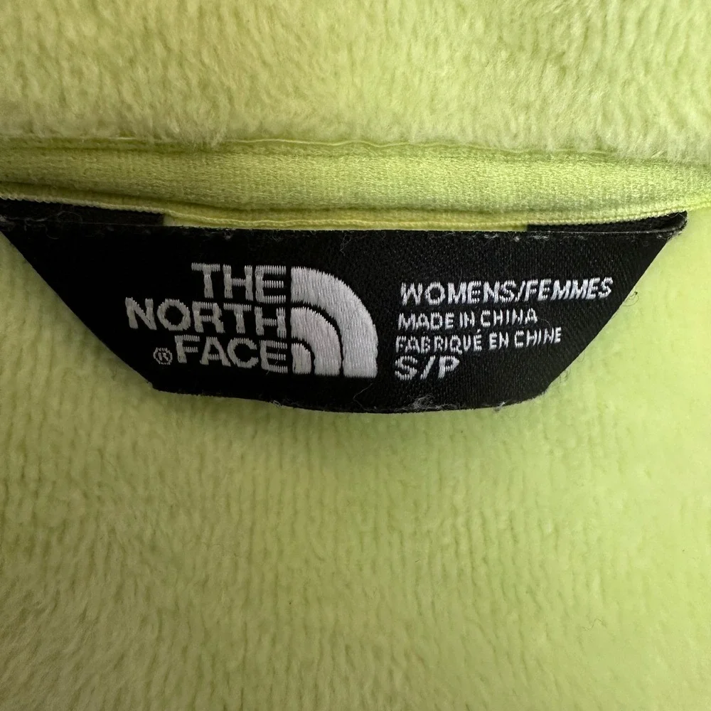 The North Face Jacket Women's Small‎ Lime Green Highanddry Fleece Liner Full Zip