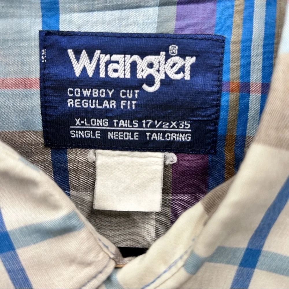 Wrangler vintage plaid