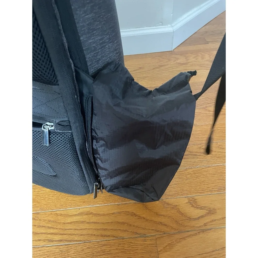 RUK Infinite Solar‎ Pickle Ball Backpack Heather Grey And Black Solar Power