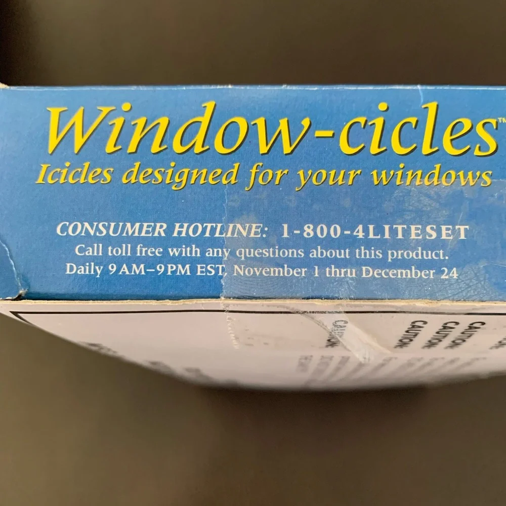 Santa Trim Window - Cicles 50 Clear String Lights Indoor Hanging Icicles 32