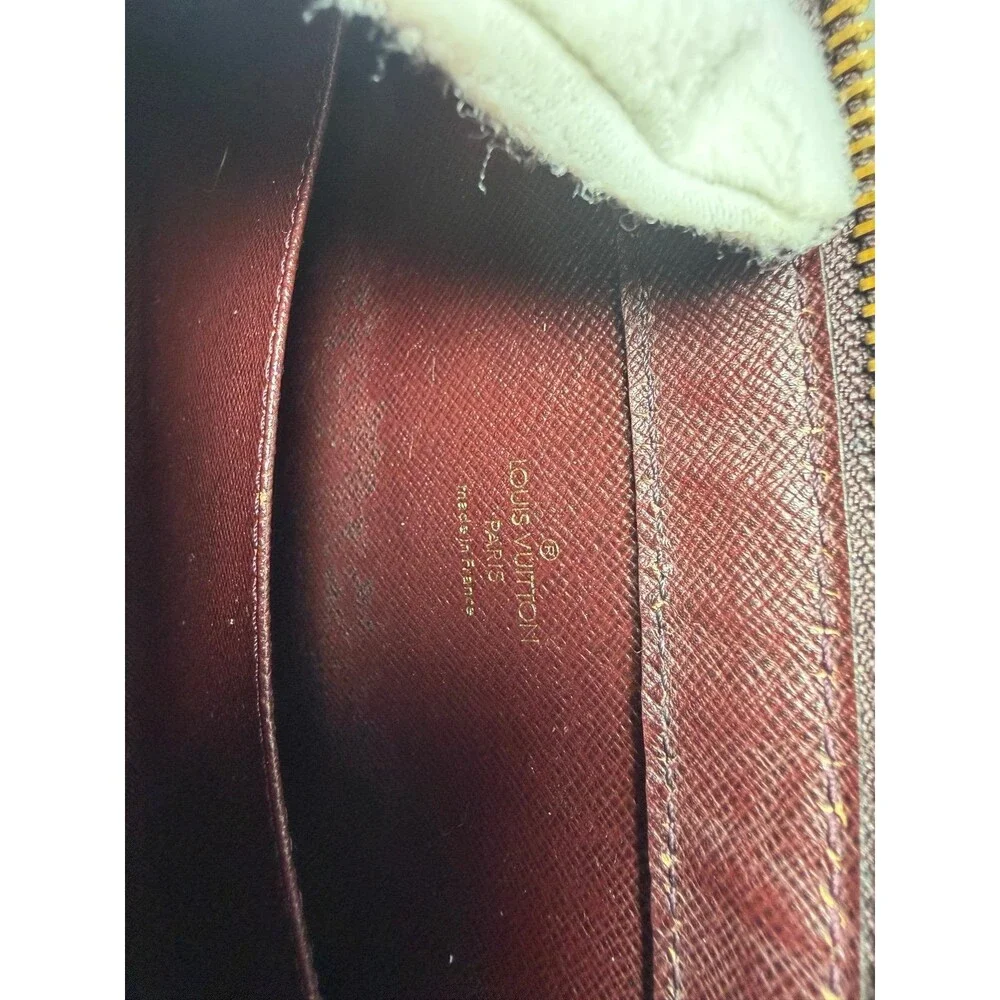 COA Included - Louis Vuitton Taiga Burgundy Clutch