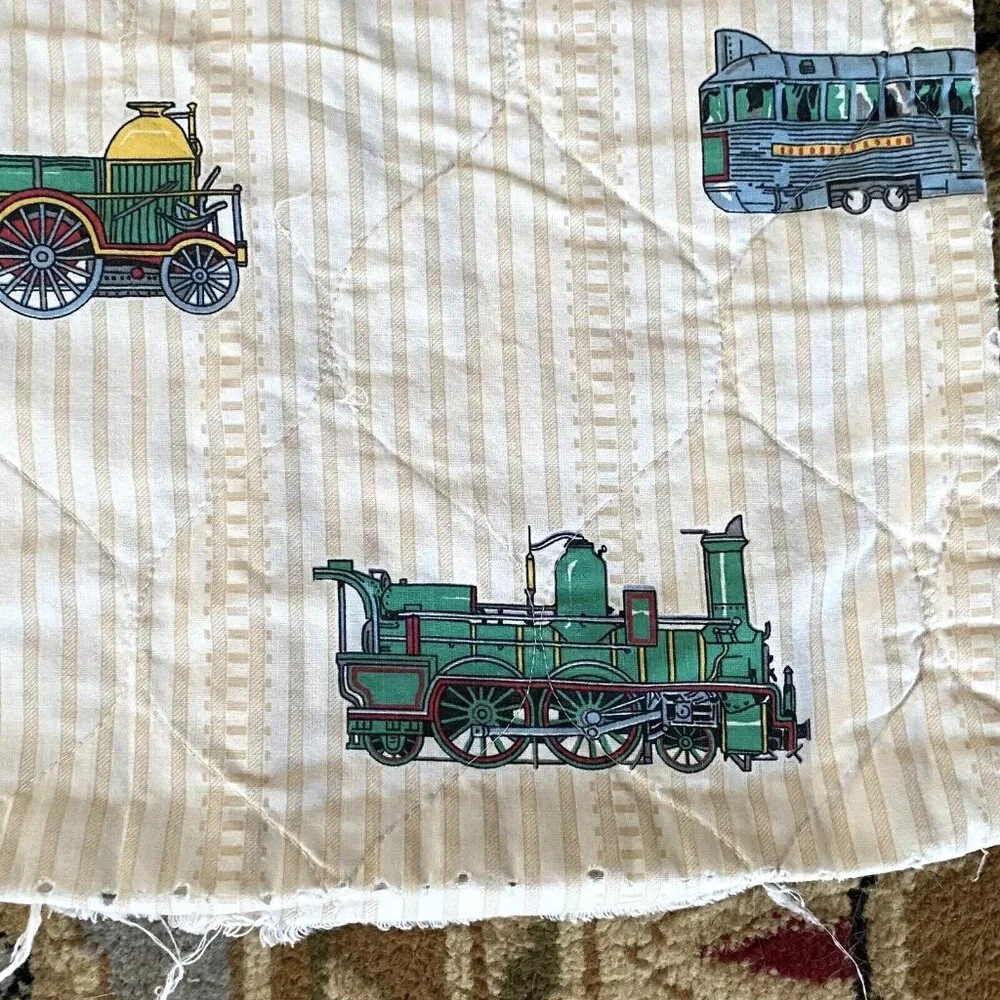 Vintage quilted fabric