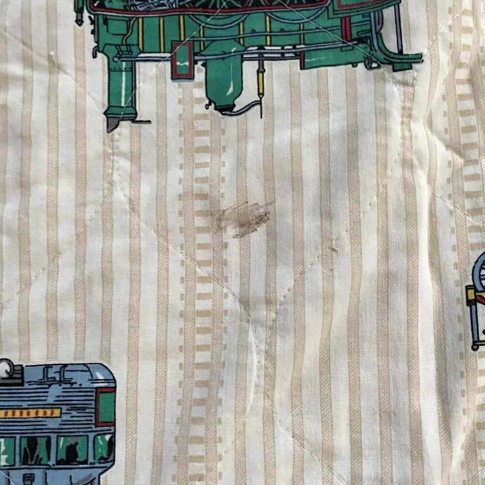 Vintage quilted fabric