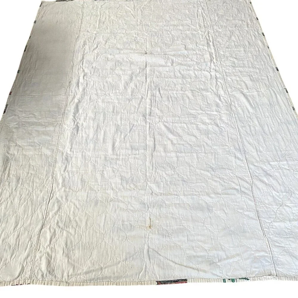 Vintage quilted fabric