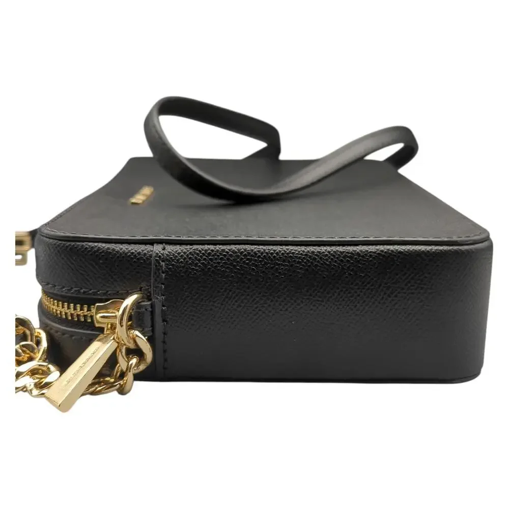 Michael Kors Jet Set East West Large Crossbody Black Saffiano‎ Leather Handbag