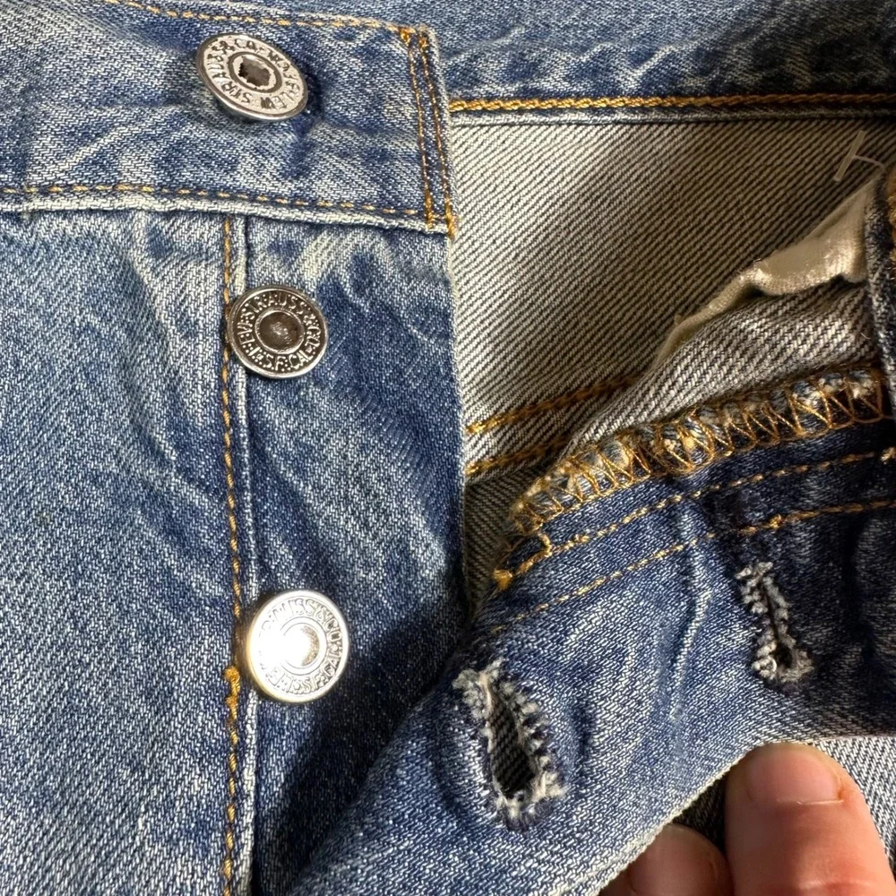 Levis indigo raw coastal