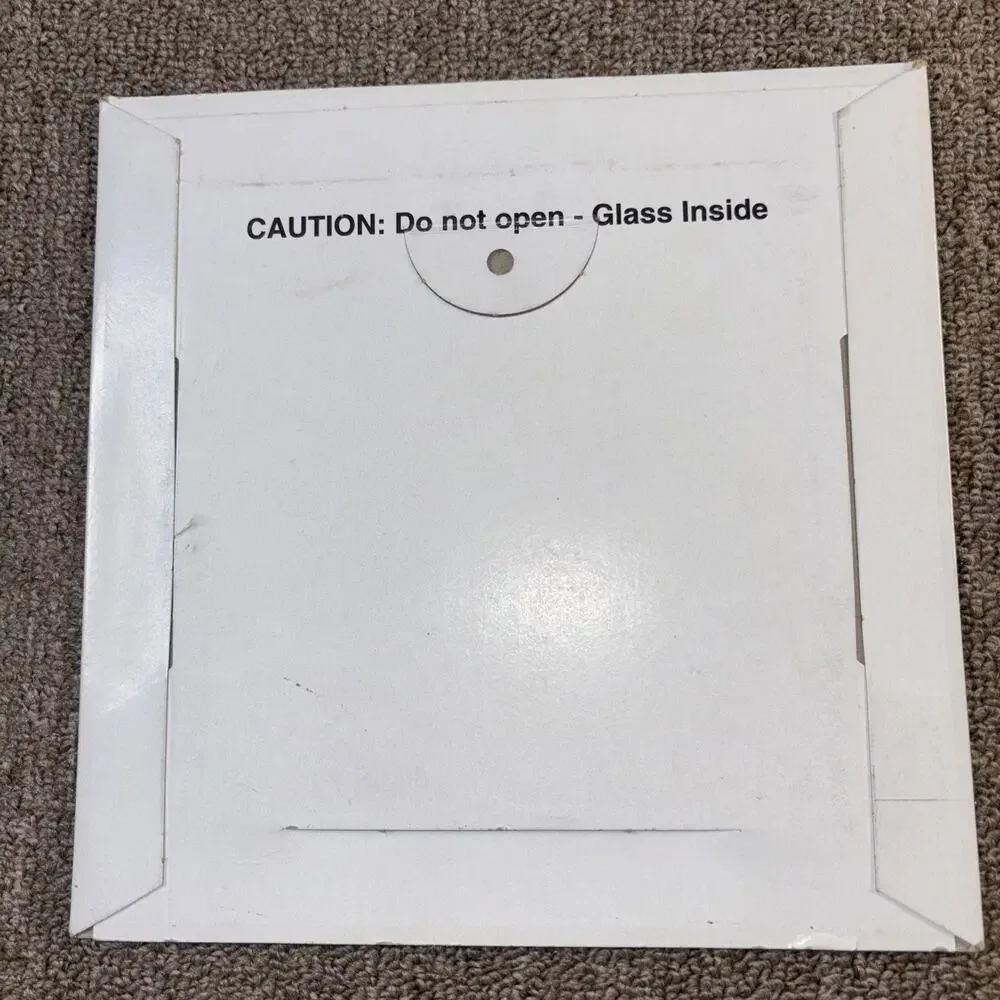 Vu Tage 80s Carnival Prize Funny Mirror Glass Picture Picket Line Booger 6x6