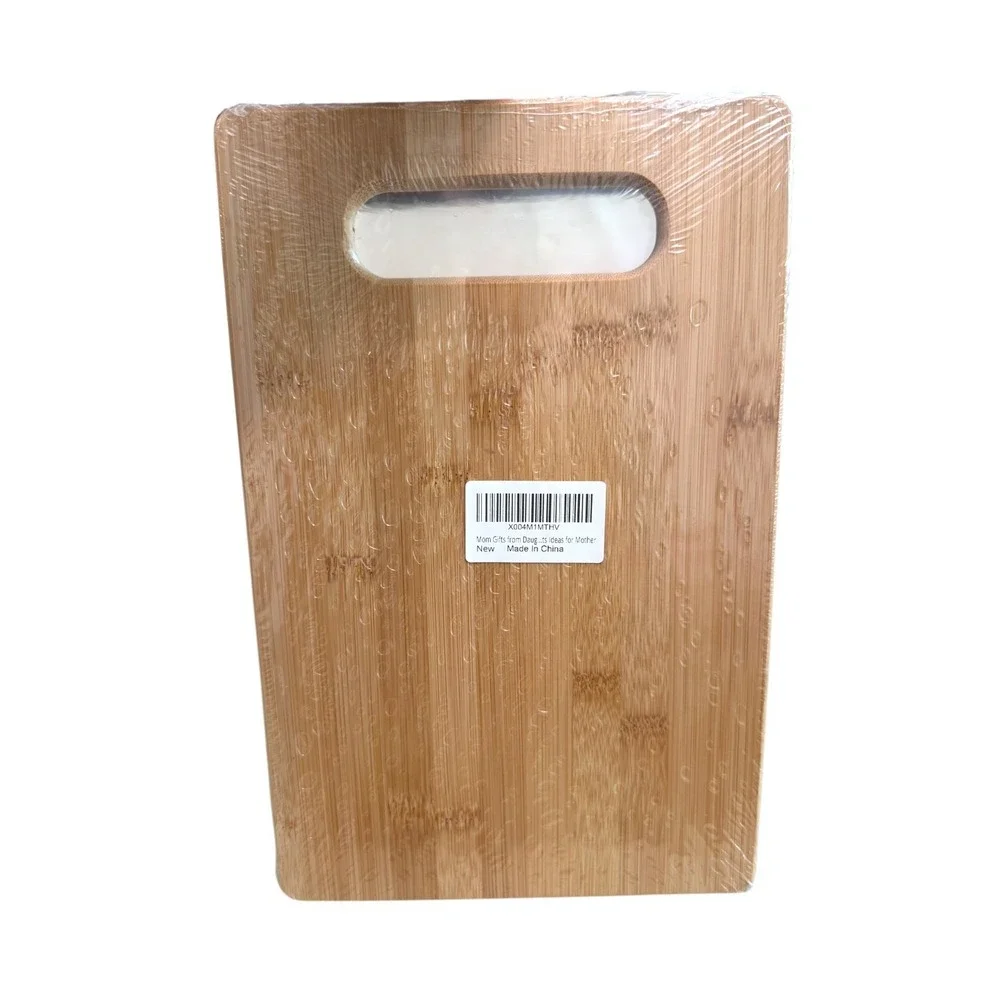 Grandmas Kitchen Bamboo Cutting Board Decorative Wood Serving Tray Gift New