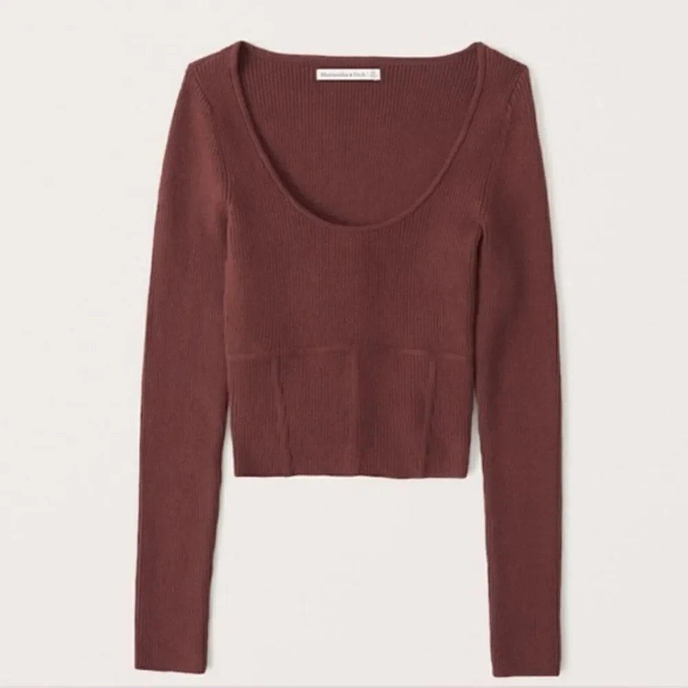 NWT Abercrombie & Fitch corset sweater top size small