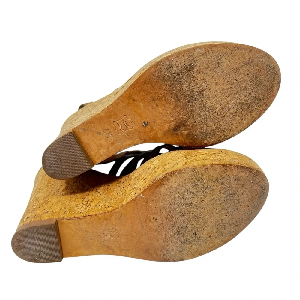 Tory Burch annamarte wedges brown