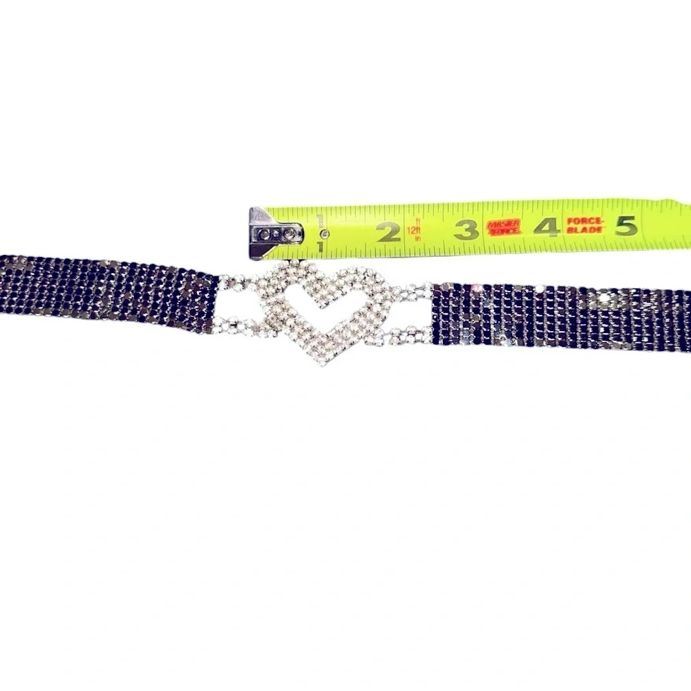 N/A rhinestone heart