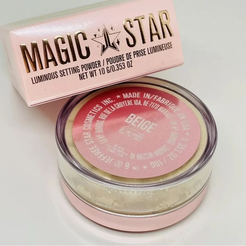 NIB Jeffree Star Magic Star‎ Luminous Setting Powder Beige Full Size 10g